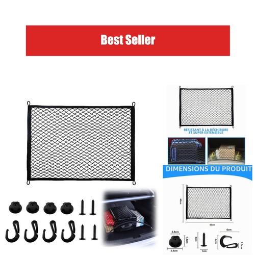 Filet rangement coffre - rangement,