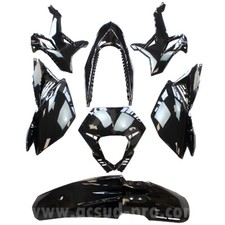 Kit de carénage TNT noir 7 pièces pour Beta RR Enduro Supermoto 50 cc année 14