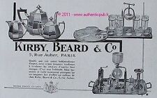 1931 FRENCH AD COFFEE SHOP CONA GIFT KIRBY BEARD &CO COFFEE SERVICE ADVERTISEMENT