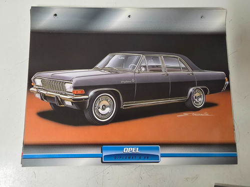 Opel diplomat carte - carte, fiche