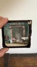 Plaque verre peint lanterne