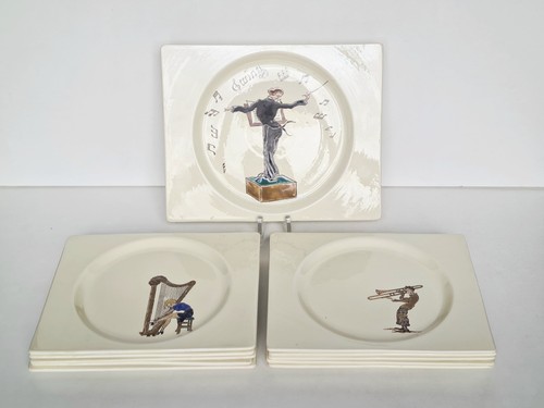 Assiettes 1 plat - +,