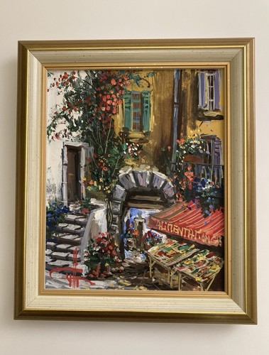 Tableau huile sur - tableau,