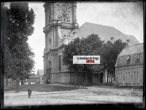 Eglise carvin photo ancienne - eglise,,