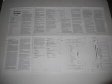 McIntosh MC500 Stereo Amplifier White Paper 8 pages, Specs, Info, Articles