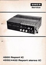 Service Manual Guide for Uher 4000 Report IC,4200.4400 Report Stereo IC 