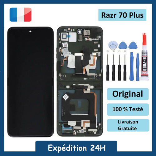 Ecran complet noir motorola - complet,