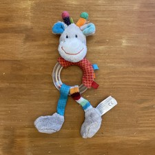 peluche doudou girafe vache
