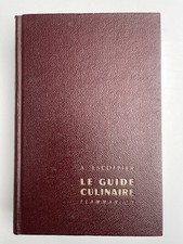 Auguste Escoffie Guide Culinaire, Auguste Escoffier, Cookbooks. Livre cuisine