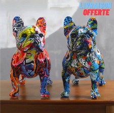 Statue De Chien Graffiti En Résine