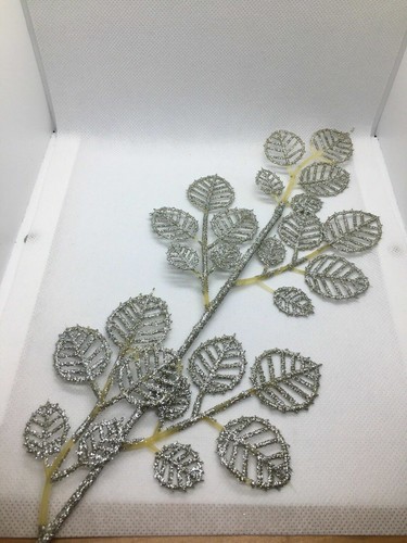 Branche décorative argent - ,