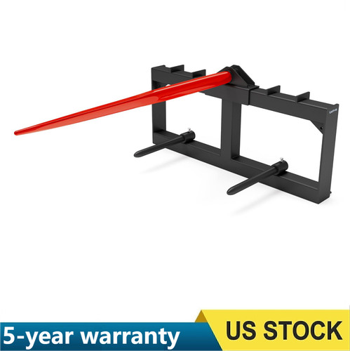 Hay bale spear skid steer - bale,