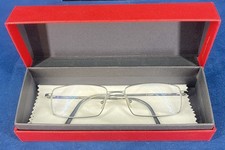 Lunette Cartier Santos titanium Paris vintage avec boîte d’origine monture