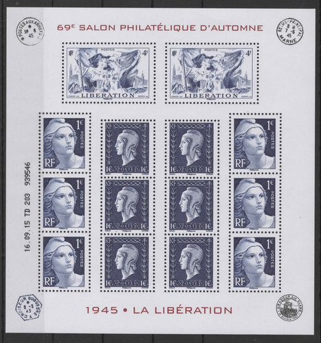 Timbres france feuillet - timbres, de