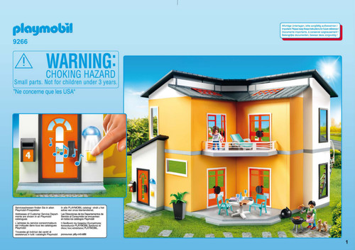 Playmobil 9266 maison moderne - maison,