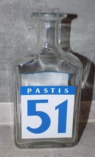 ANTIQUE PASTIS 51 BISTRO BAR ADVERTISING OBJECT GLASS DECANTER