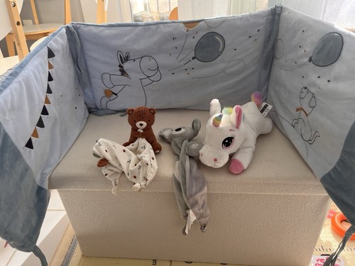 Tour lit bébé 60x120 en - lit,