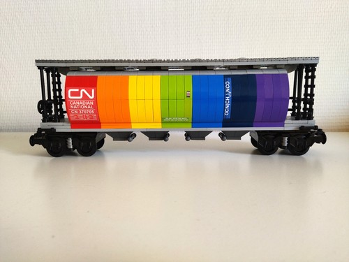 Lego city train - city, moc