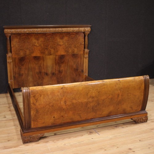 Lit double italien meuble - , en