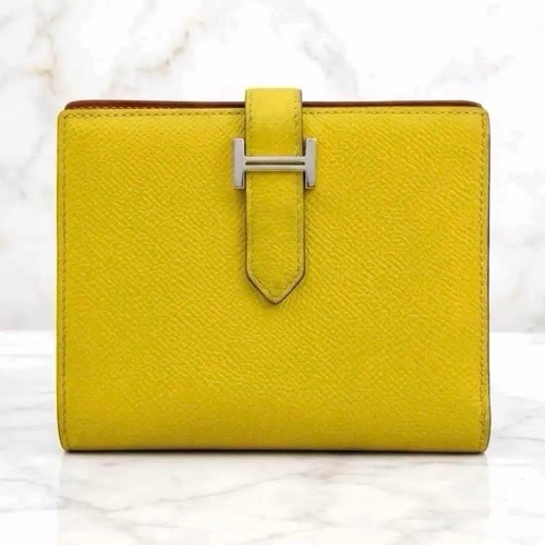 Hermes bearn compact veau - compact,