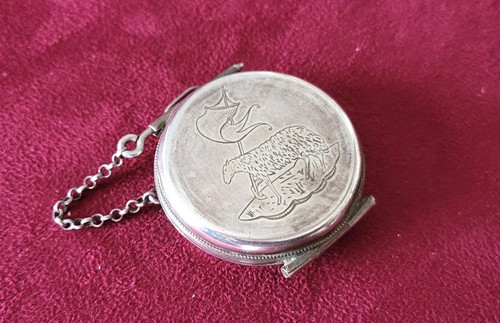 Rare superbe custode - custode, argent