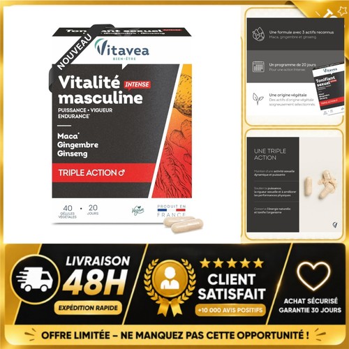 Vitavea vitalité masculine - vitalité,
