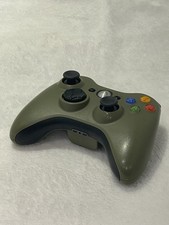 Microsoft Xbox 360 Wireless Controller Halo 3 Olive Green No Back