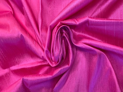 Coupon soie sauvage rose - sauvage, 1m55