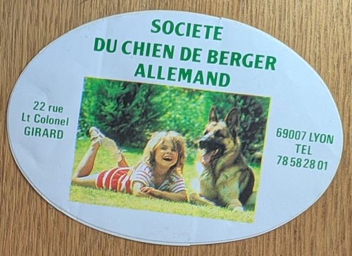 Autocollant société chien - sociÉtÉ, du