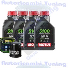 Set Entretien Huile Motul 5100 10W40 Pour Arctic Cat 650 Prowler 4x4 Auto 2008