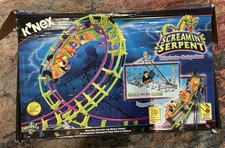 K'NEX 63153 SCREAMIN’ SERPENT 2002 ROLLER COASTER VTG MANUAL MOTOR WORKS TOY
