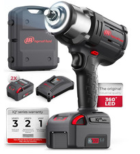 Ingersoll-Rand 1/2 Inch 20V Cordless Impact Wrench W7152-K22B-EU, 2X 5ah Battery