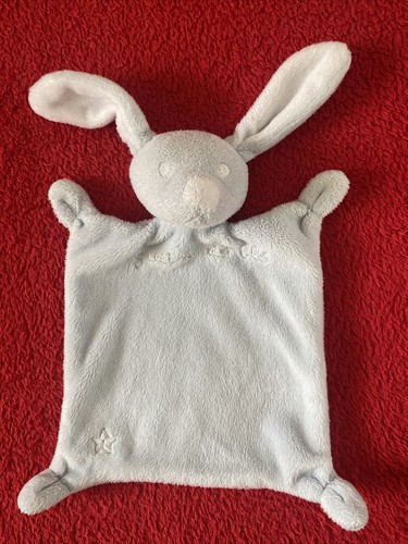 Doudou lapin bleu - lapin,