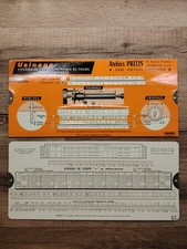 Ancienne règle/abaque à