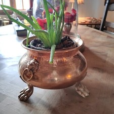 Chaudron cuivre et laiton