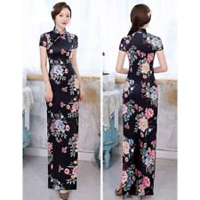 Chinois Rétro Floral Qipao