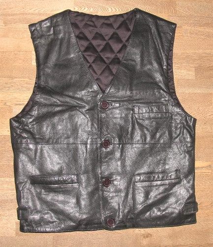 Gilet homme regular - regular, cuir