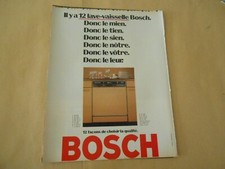 1981 Advert Bosch There Are 12 Dishwashers Mine Yours Yours