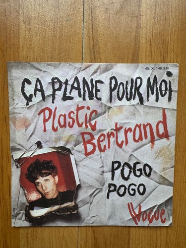 Vinyle 45t plastic bertrand - plastic, ca