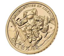 2025 P&D Texas American Innovation Dollar US Mint