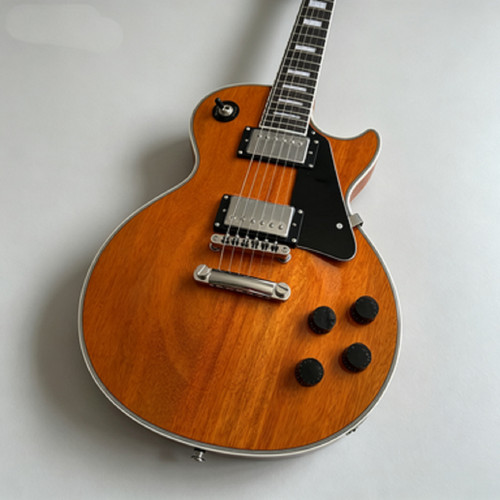 Guitare électrique orange - guitare, électrique,