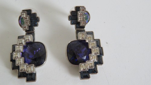 Boucles oreille swarovski - boucles, d'oreille