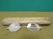 glasses regulatory hairy case WW1 14/18 french army glasses wood case