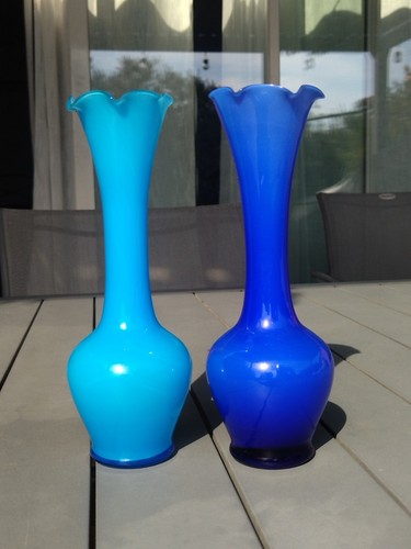 Paire vases soliflores - de,