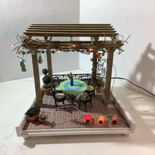 American Girl Mini Illuma Room Rooftop Patio Pergola Set PLEASE READ