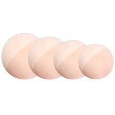 Assortiment de boules en bois artisanales tailles 30 mm 60 mm bois dur naturel f