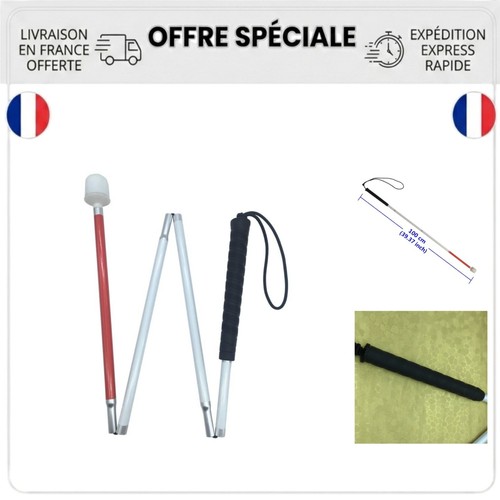 Canne blanche pliante - , enfant