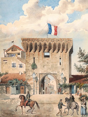 Aquarelle dessin tableau - tableau, vue