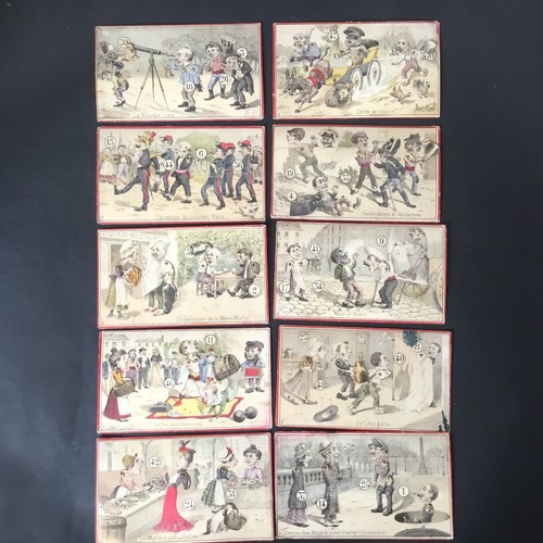 Jeu loto ancien animé 1900 - ancien,