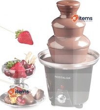 Fontaine À Chocolat Électrique À 3 Niveaux Nostalgie Pour Fêtes Noire